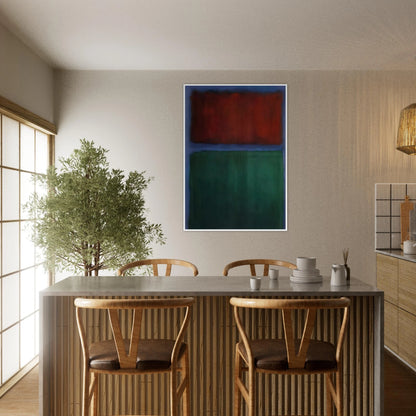 Earth and Green - 1955 Framed Poster | Mark Rothko Framed Prints Wall Art | Rothko Prints
