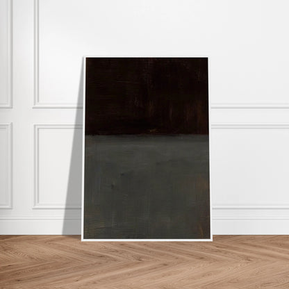 Untitled brown and gray - 1969 Framed Poster | Mark Rothko Framed Prints Wall Art | Rothko Prints