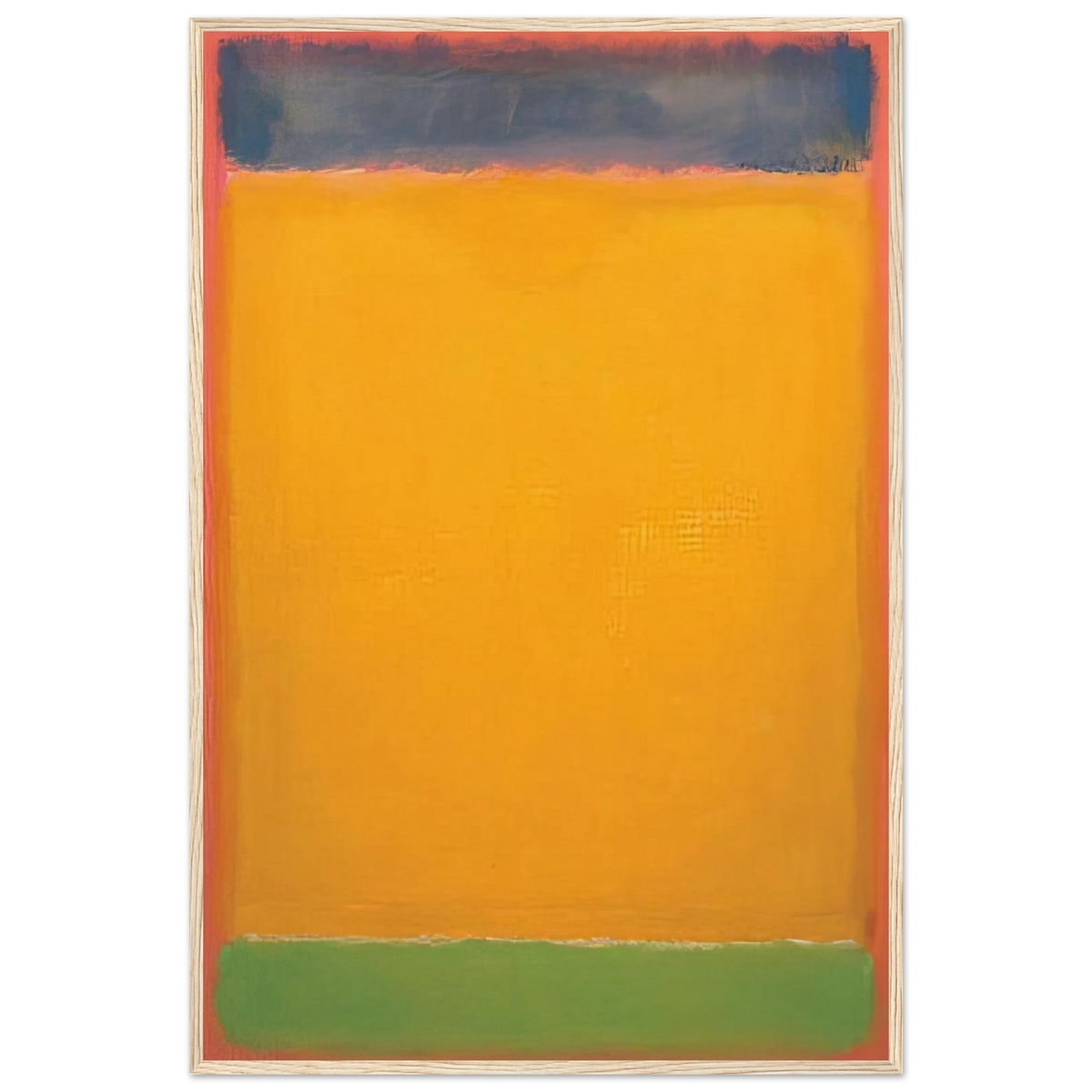 United Blue, Yellow, Green on Red - 1954 Framed Poster | Mark Rothko Framed Prints Wall Art | Rothko Prints