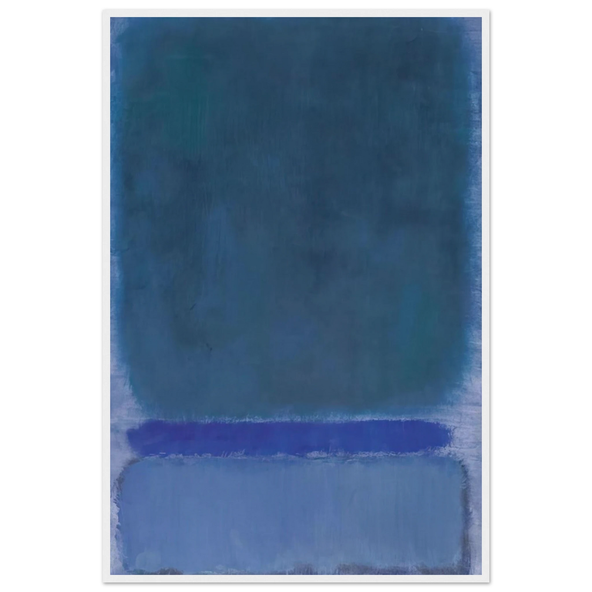 Untitled Green on Blue - 1968 Framed Poster | Mark Rothko Framed Prints Wall Art | Rothko Prints