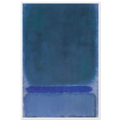 Untitled Green on Blue - 1968 Framed Poster | Mark Rothko Framed Prints Wall Art | Rothko Prints