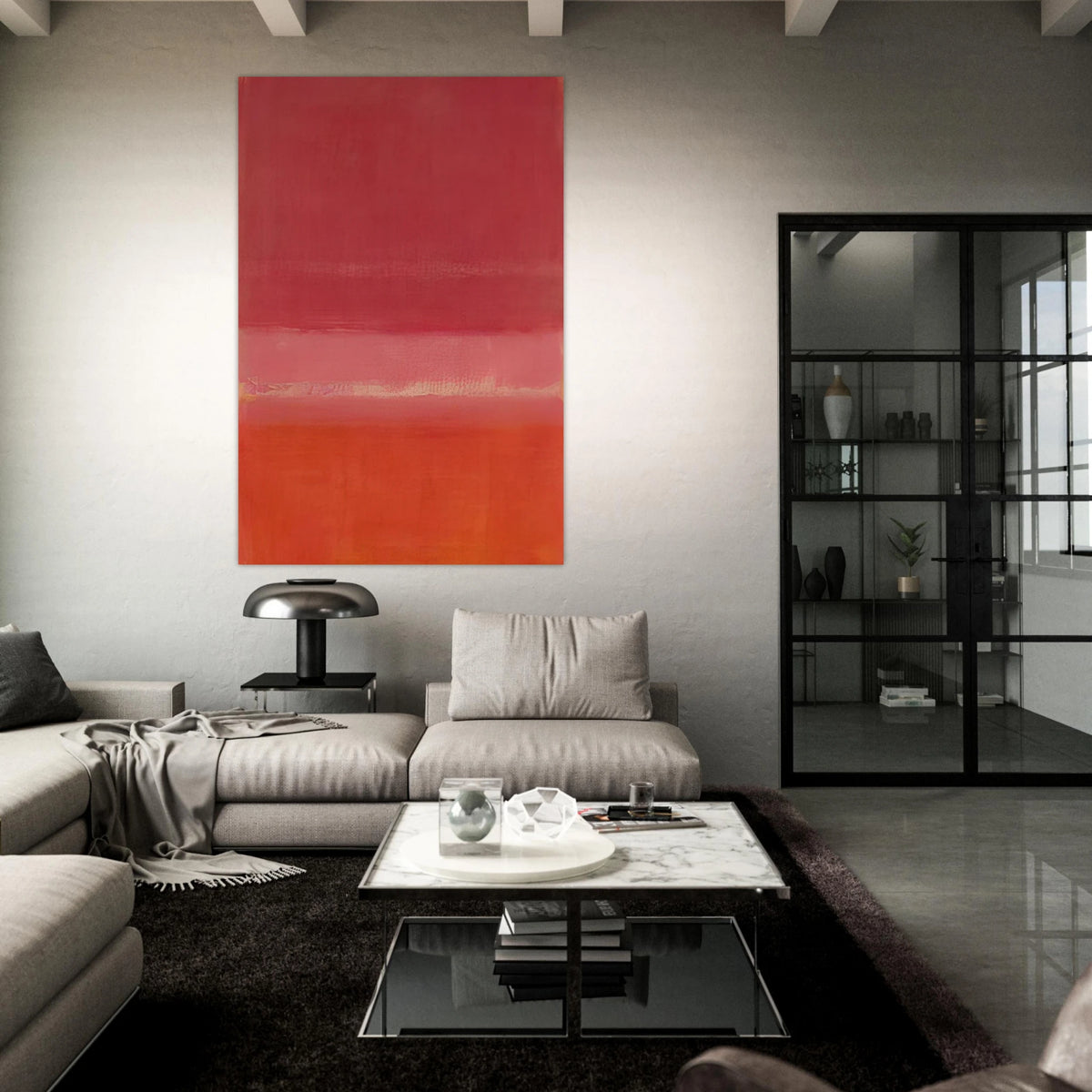 Untitled Red - 1956 Poster | Mark Rothko Poster | Rothko Prints