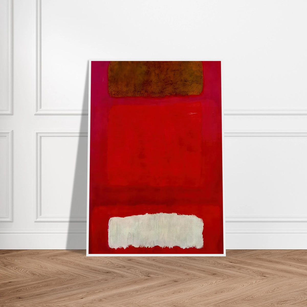 No. 16 Red, White, and Brown - 1957 Framed Poster | Mark Rothko Framed Prints Wall Art | Rothko Prints