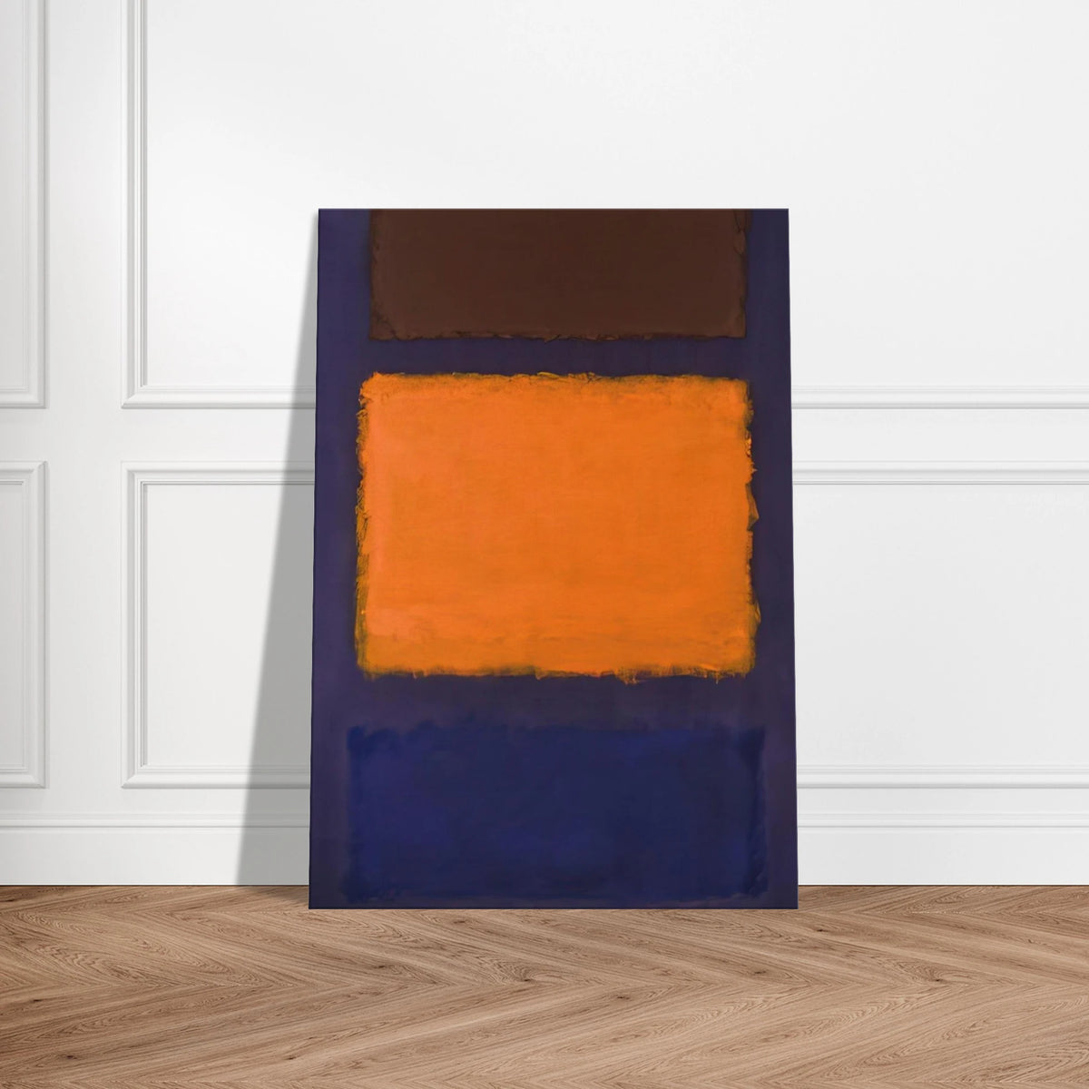 Brown, Orange, Blue on Maroon - c.1963  United States Canvas | Mark Rothko Canvas | Rothko Prints