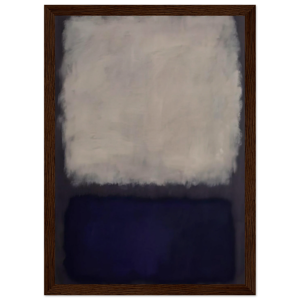 Blue and gray - 1962 Framed Poster | Mark Rothko Framed Prints Wall Art | Rothko Prints