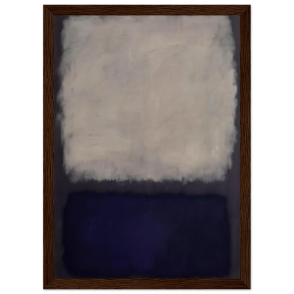 Blue and gray - 1962 Framed Poster | Mark Rothko Framed Prints Wall Art | Rothko Prints