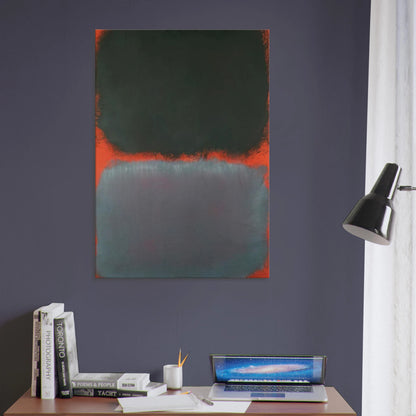 Untitled Gray, Gray on Red - 1968 Canvas | Mark Rothko Canvas | Rothko Prints