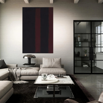 Black on Maroon - 1959 Poster | Mark Rothko Poster | Rothko Prints