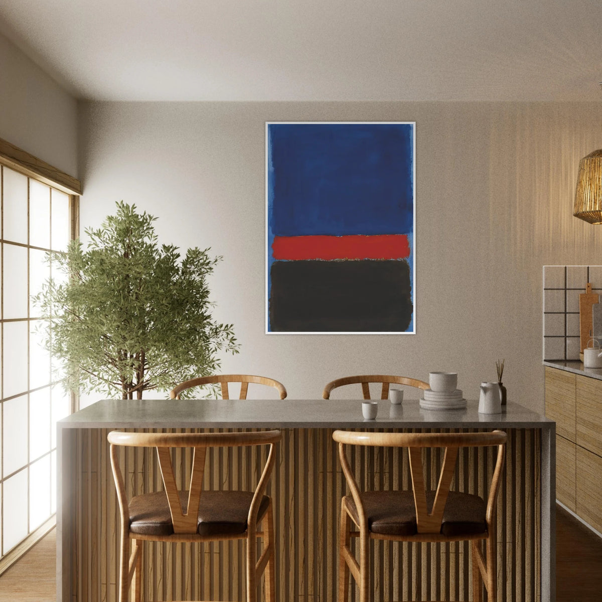 Untitled - 1959 Framed Poster | Mark Rothko Framed Prints Wall Art | Rothko Prints