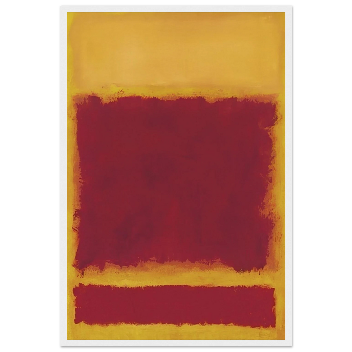 Composition - 1958 Framed Poster | Mark Rothko Framed Prints Wall Art | Rothko Prints