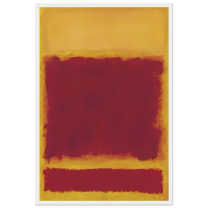 Composition - 1958 Framed Poster | Mark Rothko Framed Prints Wall Art | Rothko Prints