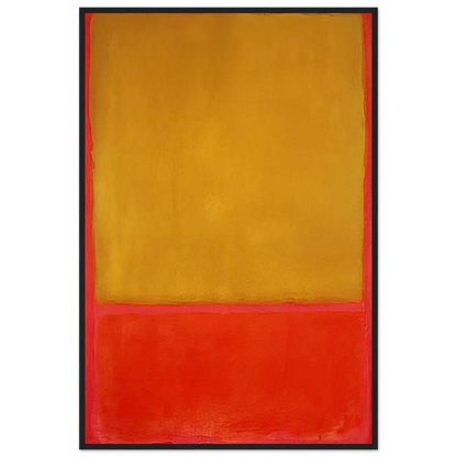 Ochre and Red on Red - 1954 Framed Poster | Mark Rothko Framed Prints Wall Art | Rothko Prints