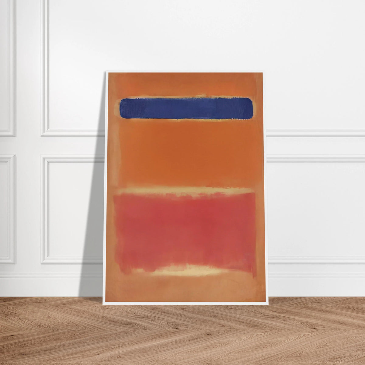 Blue Over Red - 1953 Framed Poster | Mark Rothko Framed Prints Wall Art | Rothko Prints