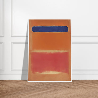 Blue Over Red - 1953 Framed Poster | Mark Rothko Framed Prints Wall Art | Rothko Prints