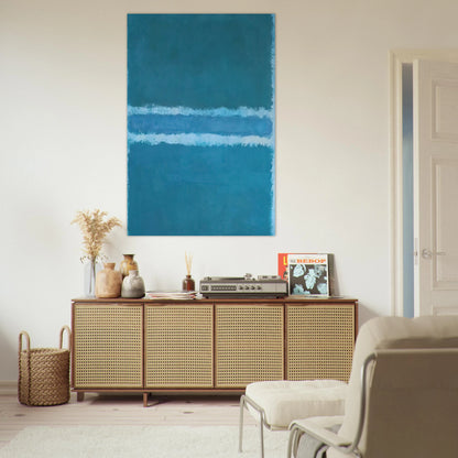 Untitled Blue Divided by Blue - 1966 Poster | Mark Rothko Poster | Rothko Prints