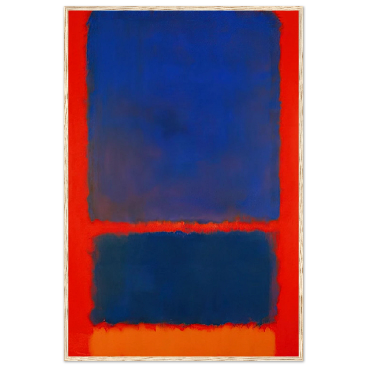 Blue, Orange, Red - 1961 Framed Poster | Mark Rothko Framed Prints Wall Art | Rothko Prints