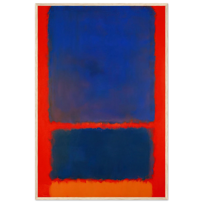 Blue, Orange, Red - 1961 Framed Poster | Mark Rothko Framed Prints Wall Art | Rothko Prints