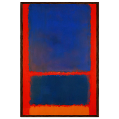 Blue, Orange, Red - 1961 Framed Poster | Mark Rothko Framed Prints Wall Art | Rothko Prints