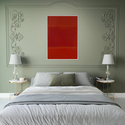 Red and Orange - 1955 Framed Poster | Mark Rothko Framed Prints Wall Art | Rothko Prints