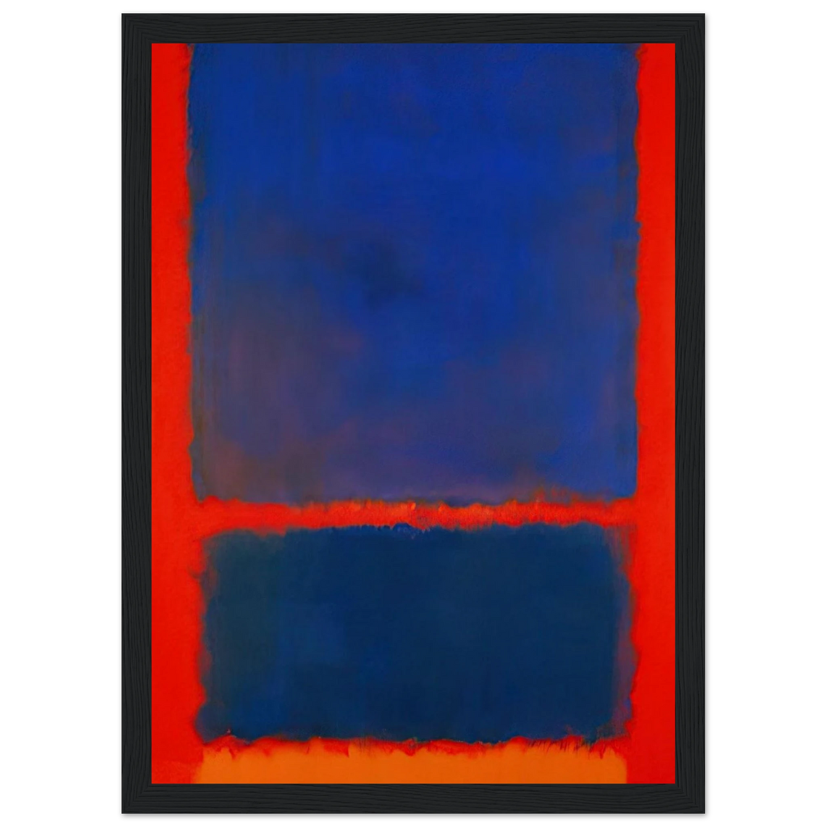 Blue, Orange, Red - 1961 Framed Poster | Mark Rothko Framed Prints Wall Art | Rothko Prints