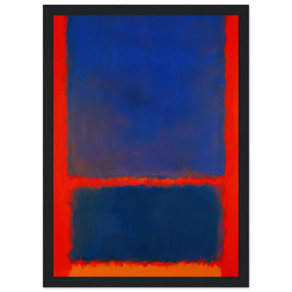 Blue, Orange, Red - 1961 Framed Poster | Mark Rothko Framed Prints Wall Art | Rothko Prints