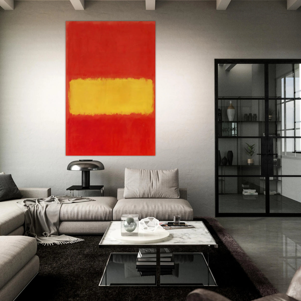 Yellow band - 1956 Poster | Mark Rothko Poster | Rothko Prints