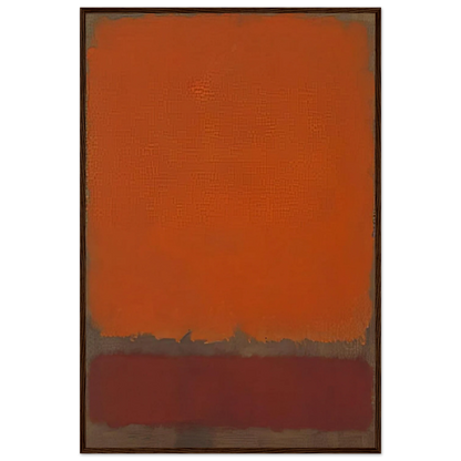 Ochre and Red on Red - 1962 Framed Poster | Mark Rothko Framed Prints Wall Art | Rothko Prints
