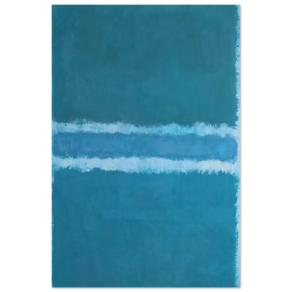Untitled Blue Divided by Blue - 1966 Poster | Mark Rothko Poster | Rothko Prints