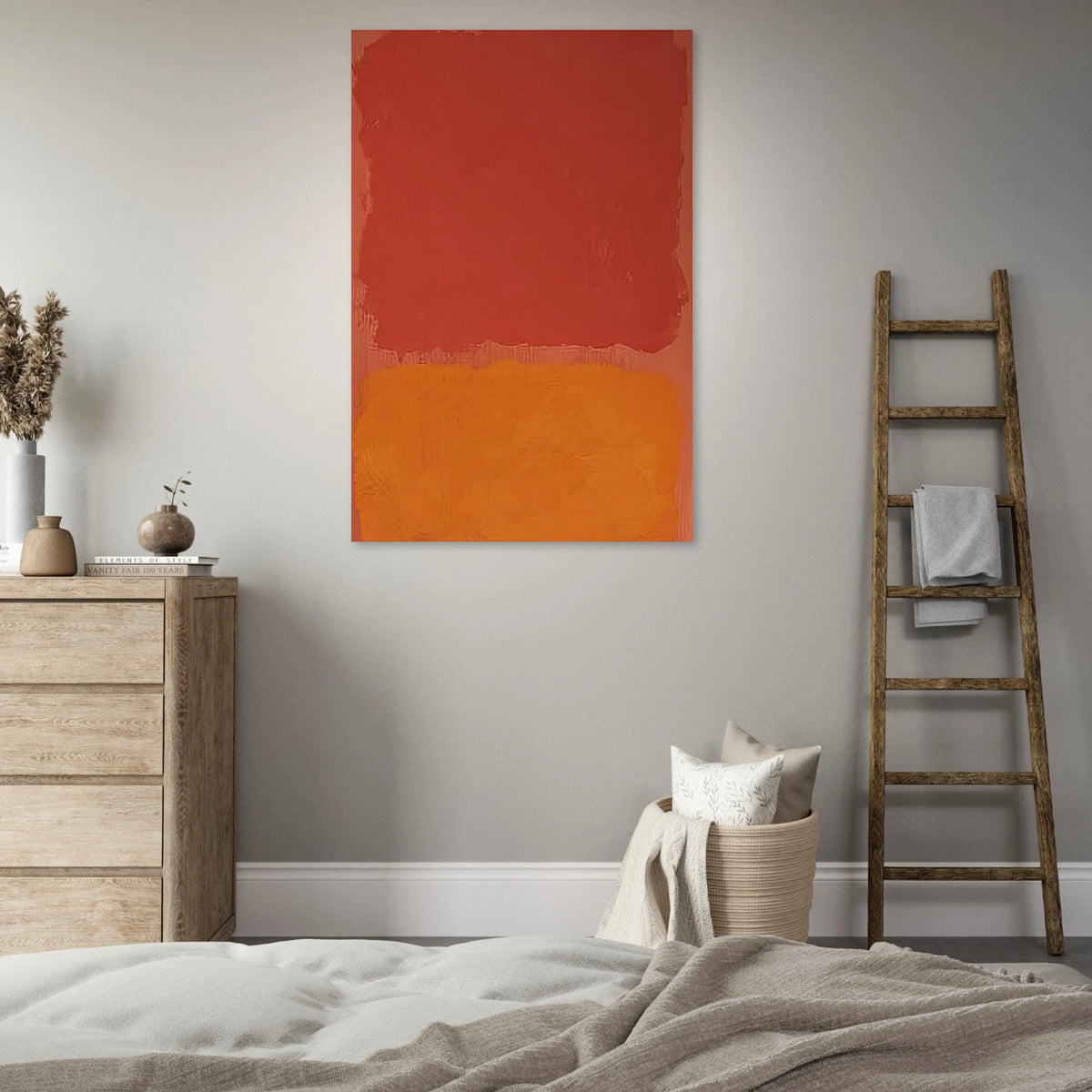 Untitled Red and Orange on Salmon - 1969 Poster | Mark Rothko Poster | Rothko Prints
