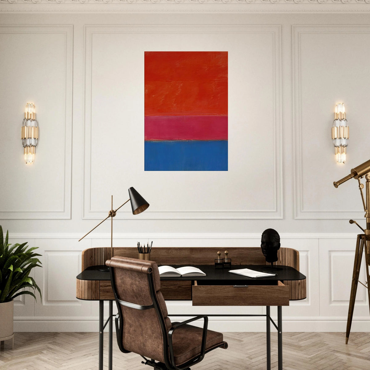 No. 1 Royal Red and Blue - 1954 Canvas | Mark Rothko Canvas | Rothko Prints