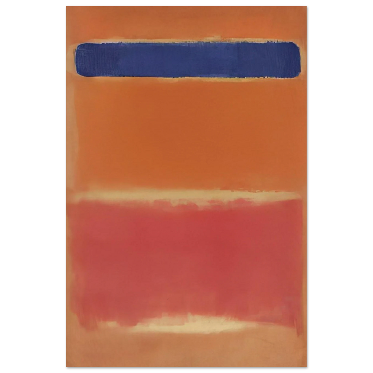 Blue Over Red - 1953 Poster | Mark Rothko Poster | Rothko Prints