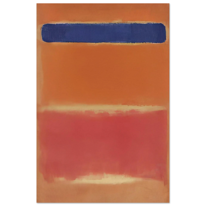 Blue Over Red - 1953 Poster | Mark Rothko Poster | Rothko Prints
