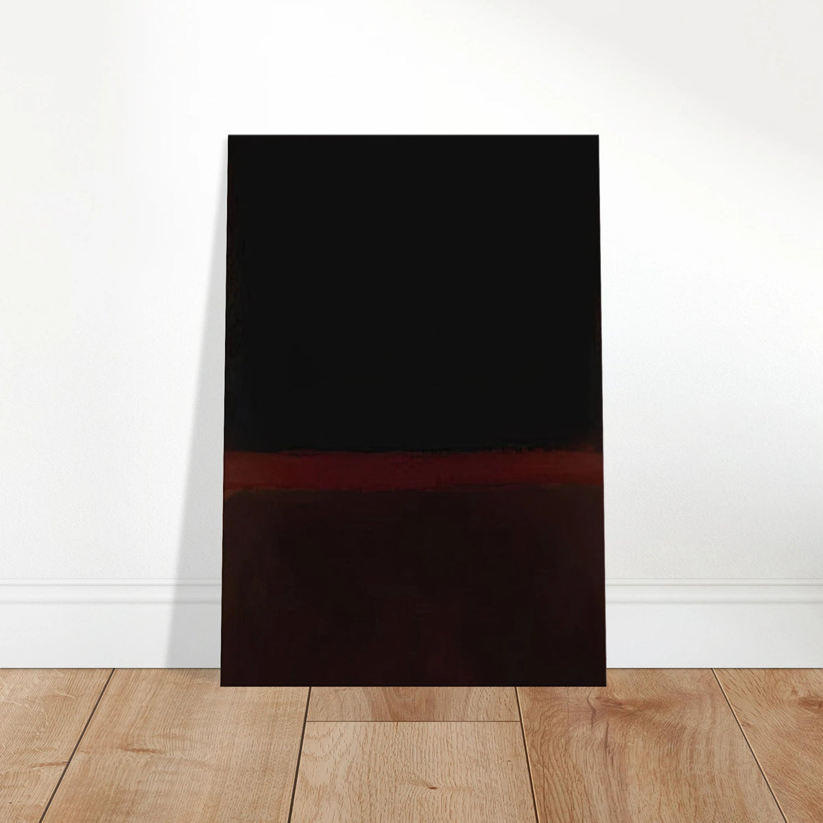 Black on Dark Sienna on Purple - 1960 Canvas | Mark Rothko Canvas | Rothko Prints