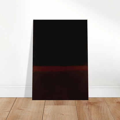 Black on Dark Sienna on Purple - 1960 Canvas | Mark Rothko Canvas | Rothko Prints