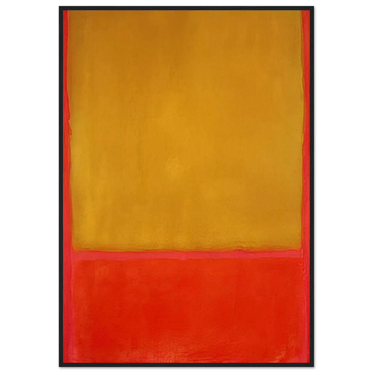 Ochre and Red on Red - 1954 Framed Poster | Mark Rothko Framed Prints Wall Art | Rothko Prints