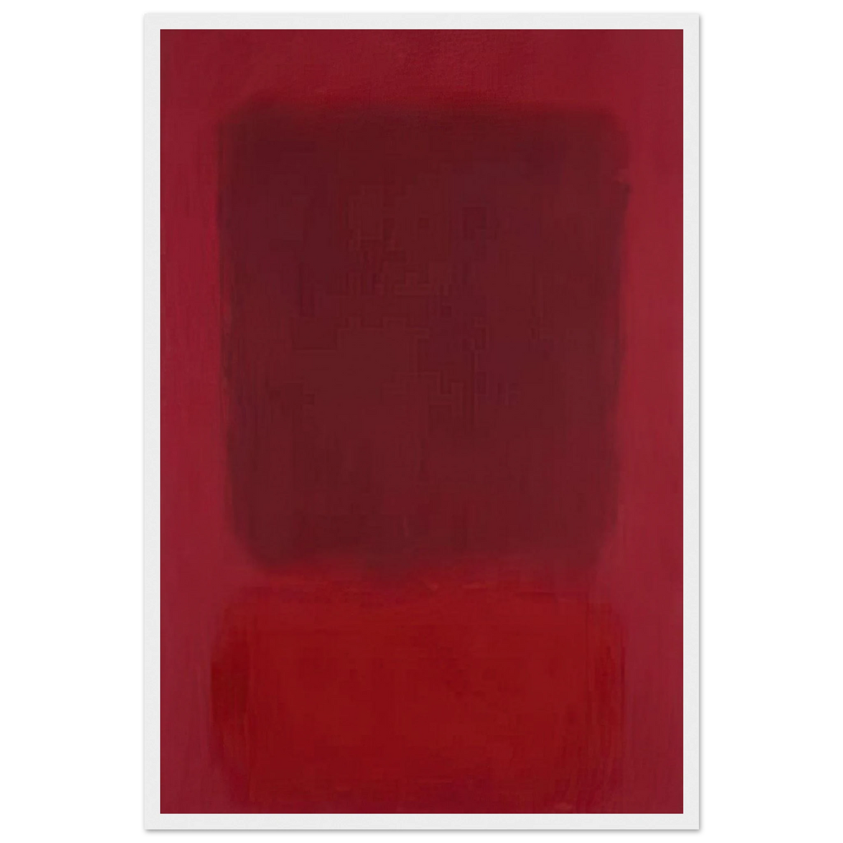 Red and Brown - 1957 Framed Poster | Mark Rothko Framed Prints Wall Art | Rothko Prints