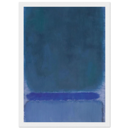 Untitled Green on Blue - 1968 Framed Poster | Mark Rothko Framed Prints Wall Art | Rothko Prints