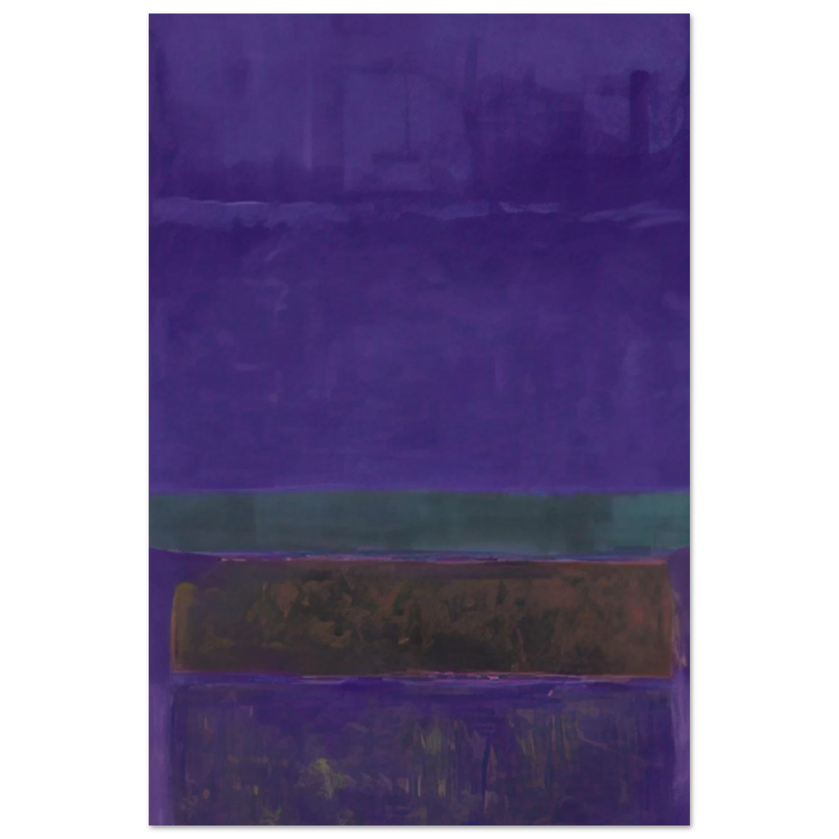 Untitled [Blue, Green, and Brown] - 1952 Poster | Mark Rothko Poster | Rothko Prints