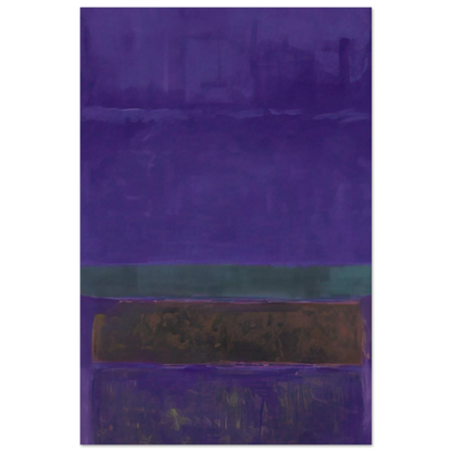 Untitled [Blue, Green, and Brown] - 1952 Poster | Mark Rothko Poster | Rothko Prints
