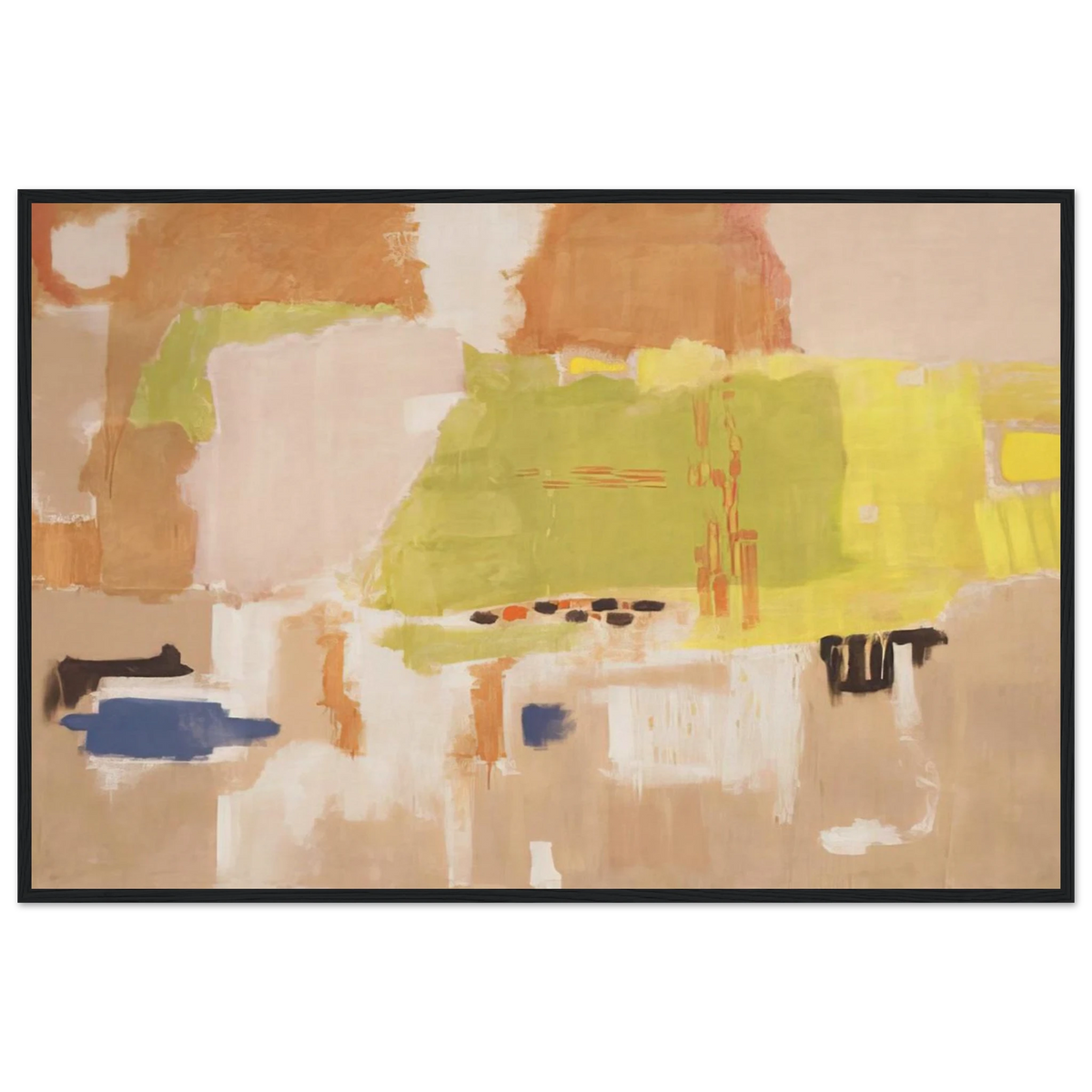 No.1 Untitled - 1948 Framed Poster | Mark Rothko Framed Prints Wall Art | Rothko Prints
