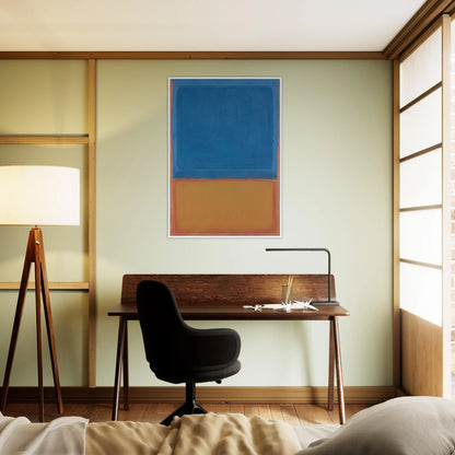Untitled Red, Blue, Orange - 1955 Framed Poster | Mark Rothko Framed Prints Wall Art | Rothko Prints