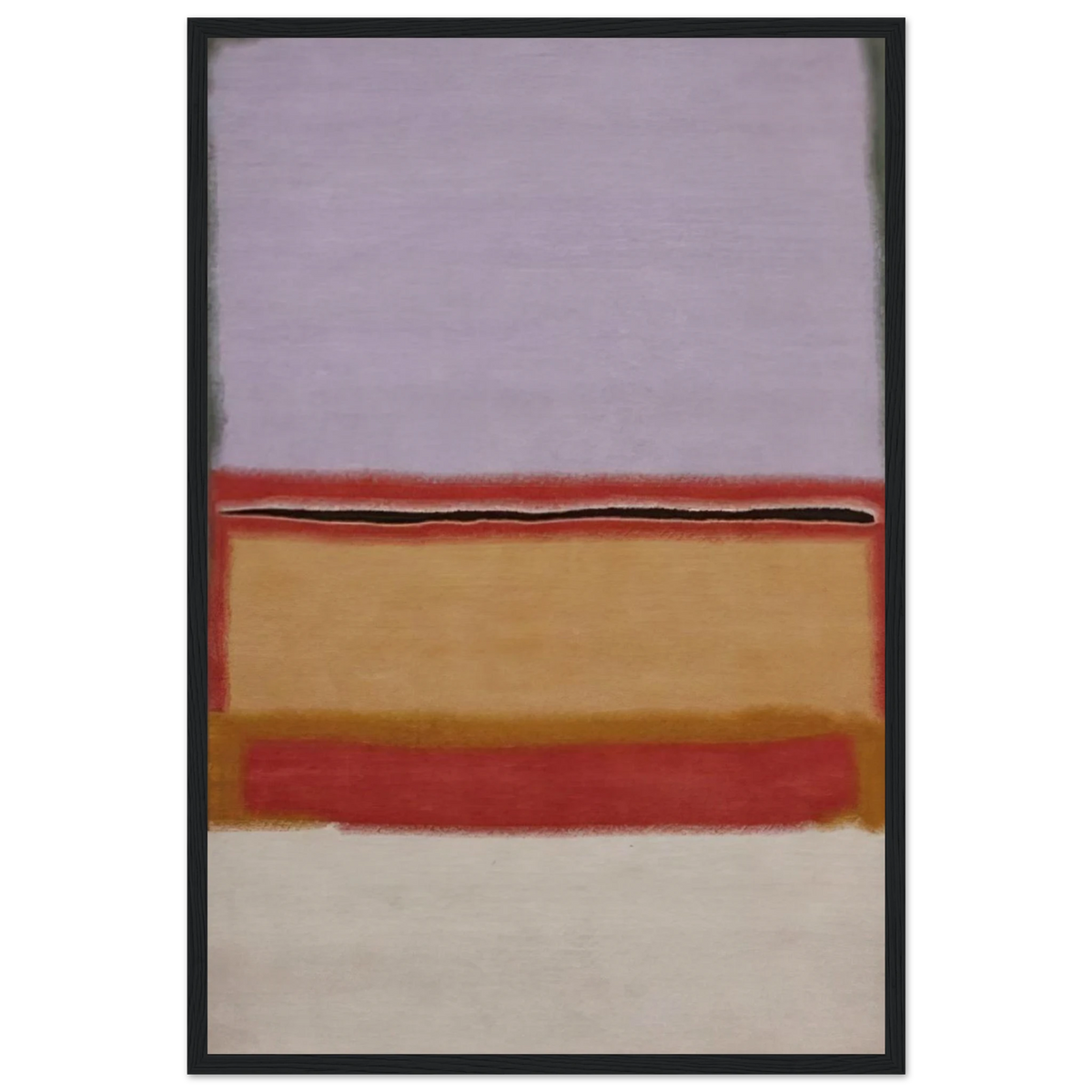 Orange over Violet - 1968 Framed Poster | Mark Rothko Framed Prints Wall Art | Rothko Prints