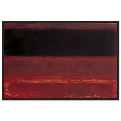 Four Darks in Red - 1958 Framed Poster | Mark Rothko Framed Prints Wall Art | Rothko Prints