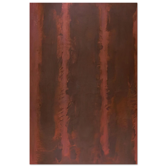 Black on Maroon - 1958 Poster | Mark Rothko Poster | Rothko Prints