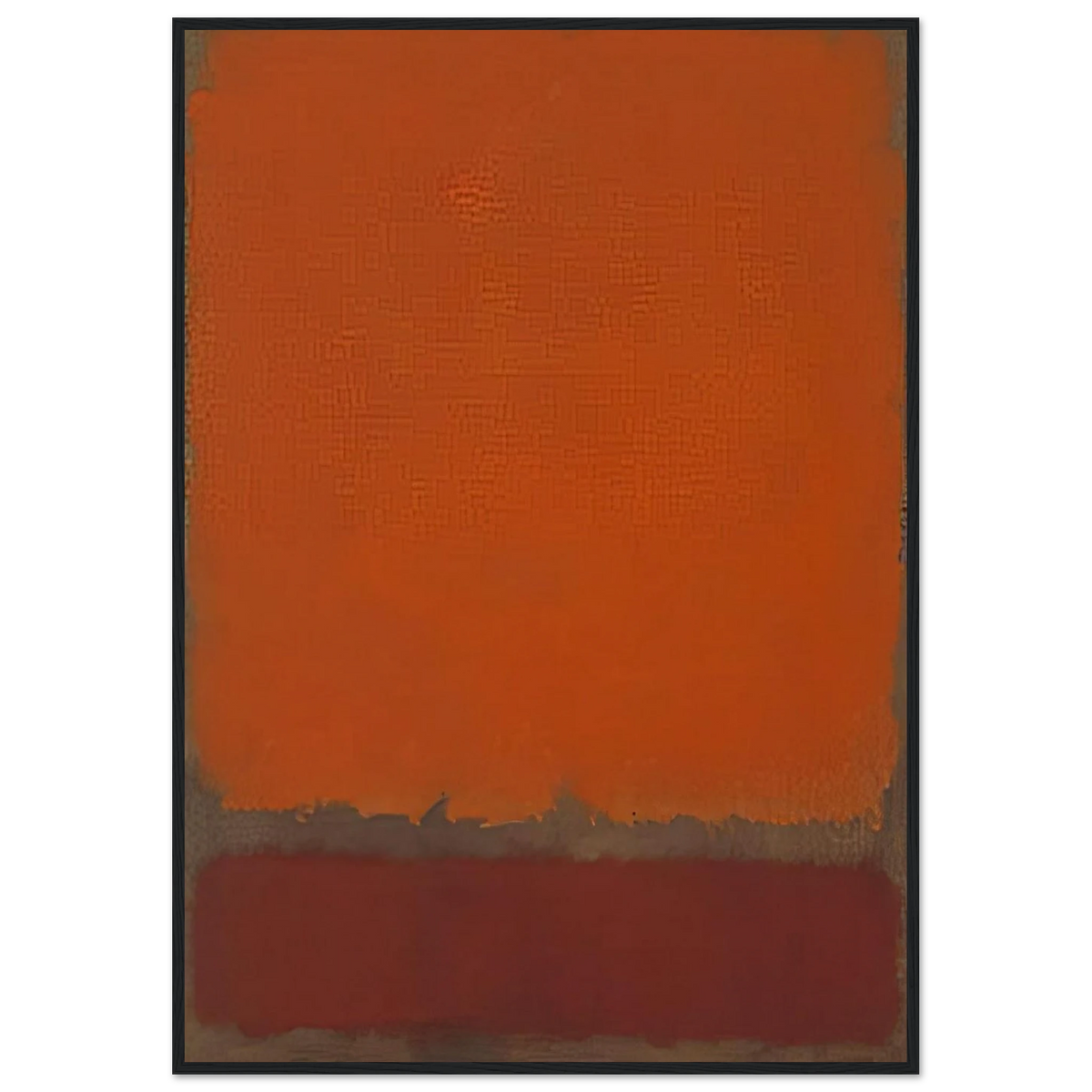 Ochre and Red on Red - 1962 Framed Poster | Mark Rothko Framed Prints Wall Art | Rothko Prints