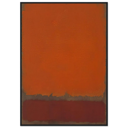 Ochre and Red on Red - 1962 Framed Poster | Mark Rothko Framed Prints Wall Art | Rothko Prints