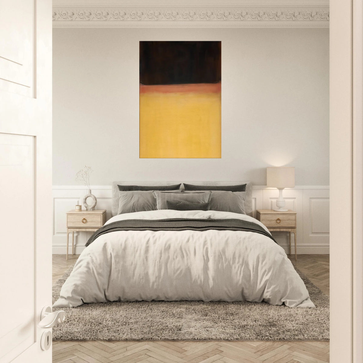 No.9 Dark over Light Earth - 1954 Canvas | Mark Rothko Canvas | Rothko Prints