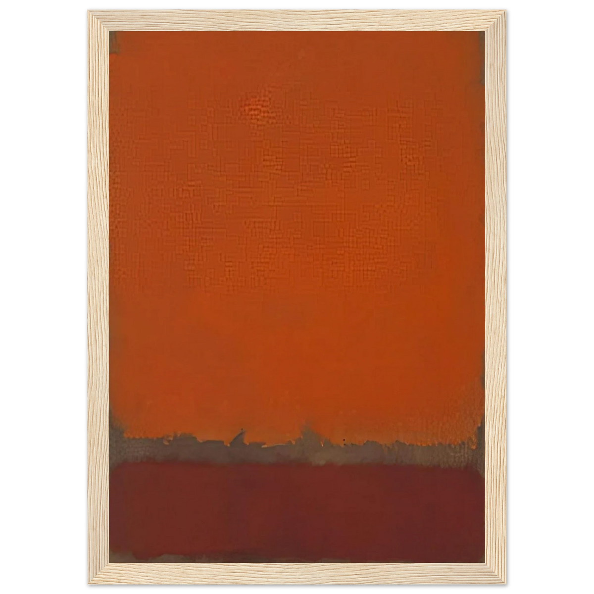 Ochre and Red on Red - 1962 Framed Poster | Mark Rothko Framed Prints Wall Art | Rothko Prints