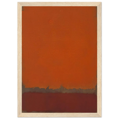 Ochre and Red on Red - 1962 Framed Poster | Mark Rothko Framed Prints Wall Art | Rothko Prints