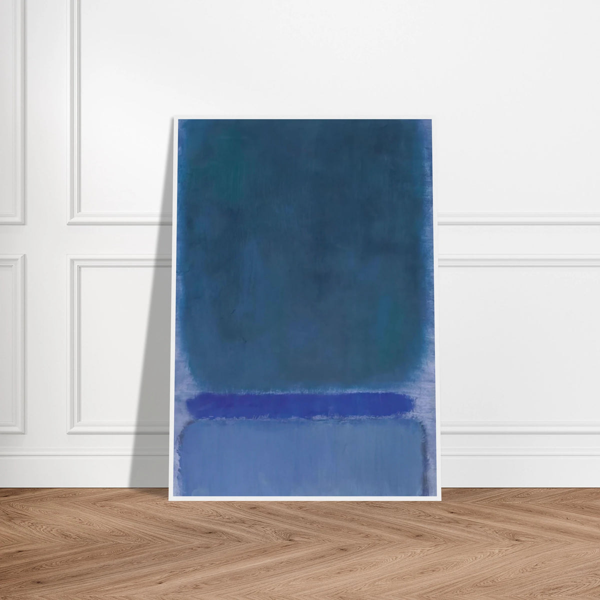 Untitled Green on Blue - 1968 Framed Poster | Mark Rothko Framed Prints Wall Art | Rothko Prints